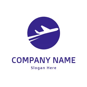 Logo De L'avion Abstract Jet and Airplane logo design