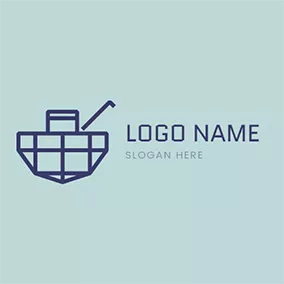抽象的なロゴ Abstract Simple Harvester logo design