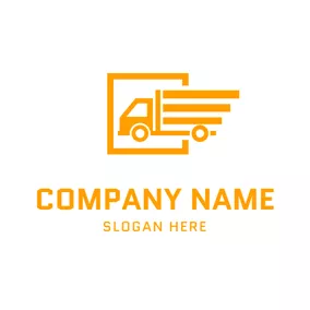 Automobile Logo Abstract Square and Truck logo design