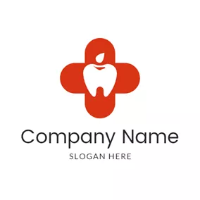 Medical & Pharmaceutical Logo Aid Sign and White Tooth logo design