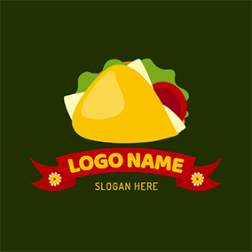 Delicious Logo Banner Design Delicious Taco logo design