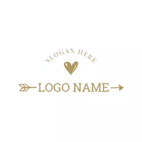 休日＆特別な機会のロゴ Beautiful Heart and Wedding logo design