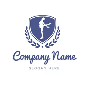 Branch Logo Blue Badge and Skater logo design