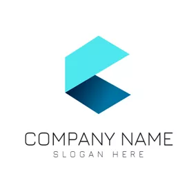 Logotipo De Nueva Empresa Blue Gradient Square logo design