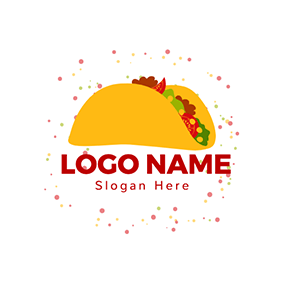 Delicious Logo Chili Powder Spicy Taco logo design