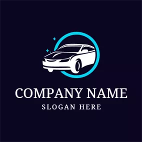 洗車ロゴ Clean White Auto and Car Wash logo design