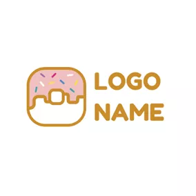 Calorie Logo Colorful Chocolate and Doughnut logo design