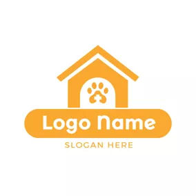 Arzt Logo Dog House and Pet Hospital logo design