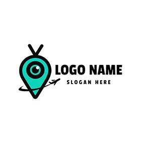 Address Logo Drop Type and Youtube Channel logo design