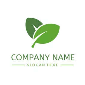 環境 & 環保Logo Fresh Green Leaf logo design