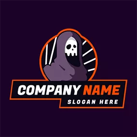 Darkness Logo Ghost Villain logo design