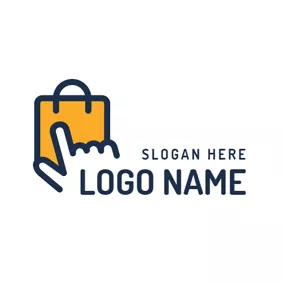 Buy Logo Gorgeous Yellow Handbag logo design