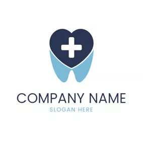 Medical & Pharmaceutical Logo Heart and Dental Clinic logo design