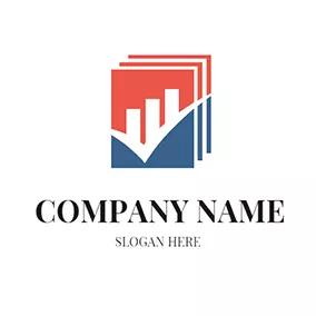 Success Logo Histogram Book Check Accounting logo design