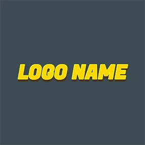 Facebook Seite Logo Light Yellow Cool Text logo design