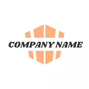 Shape Logo Orange Rectangle Box logo design