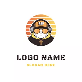 Vereinslogo Rapper Cartoon Animal logo design