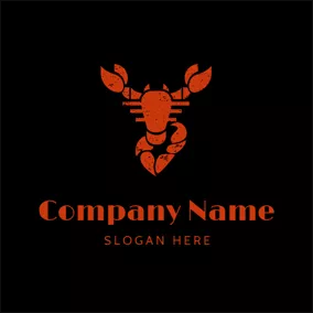Danger Logo Red Scorpion Icon logo design