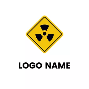 Danger Logo Rhombus Gas Logo logo design