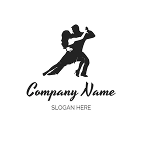 Elegance Logo Salsa Silhouette logo design