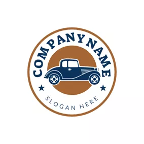 Automotive Logo Simple Badge and Car logo design