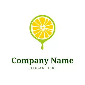 Delicious Logo Simple Lemon Drop and Lemonade logo design