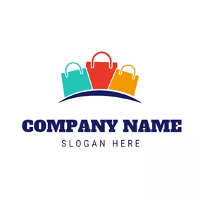 Handbag Logo Small Colorful Handbag logo design