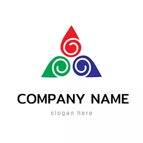 スパイラルロゴ Spiral Torch Harmony Logo logo design