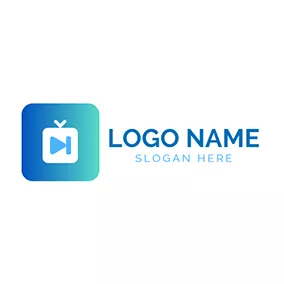 Communication Logo Square and Video Icon logo design