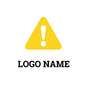Danger Logo Triangle Exclamation Warning logo design