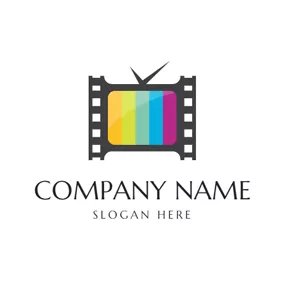 Cinema Logo Tv and Media Icon logo design