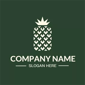 Pineapple Logo Unique and Abstract Pineapple Symbol logo design