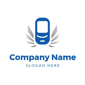 Logótipo De Contacto Vibrate Cell Phone logo design