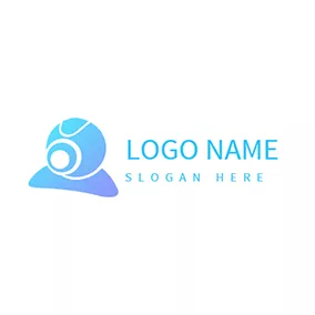 Digit Logo Webcam 3D Gradient logo design