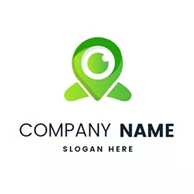 Digital Logo Webcam Gradient Location logo design