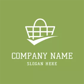 Buy Logo White Shopping Basket logo design